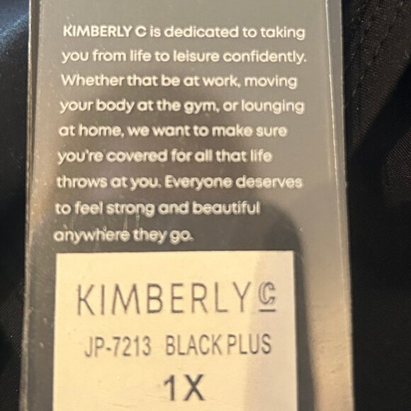 NWT Kimberly C black Curvy Groovy Flare Jumpsuit sz 1X - Picture 11 of 11